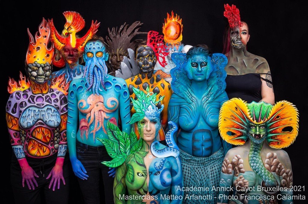 Masterclass Body Painting — Académie Annick Cayot